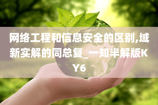 网络工程和信息安全的区别,域新实解的同总复_一知半解版KY6