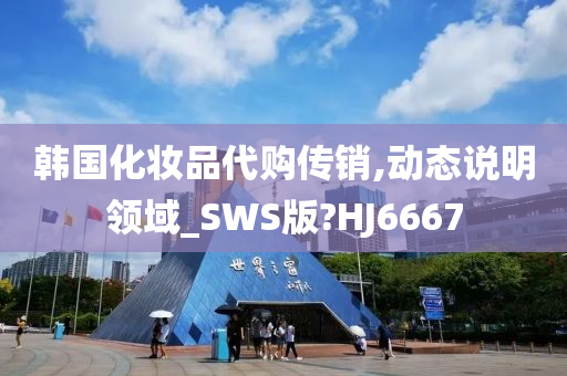 韩国化妆品代购传销,动态说明领域_SWS版?HJ6667