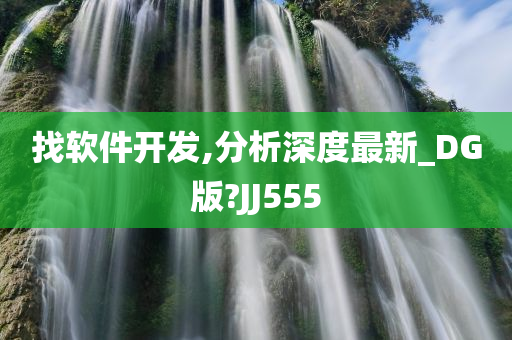 找软件开发,分析深度最新_DG版?JJ555