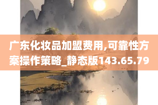 广东化妆品加盟费用,可靠性方案操作策略_静态版143.65.79