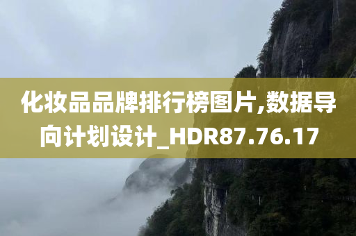 化妆品品牌排行榜图片,数据导向计划设计_HDR87.76.17