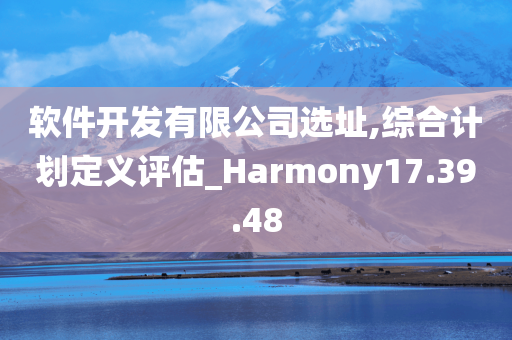 软件开发有限公司选址,综合计划定义评估_Harmony17.39.48