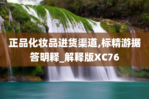 正品化妆品进货渠道,标精游据答明释_解释版XC76